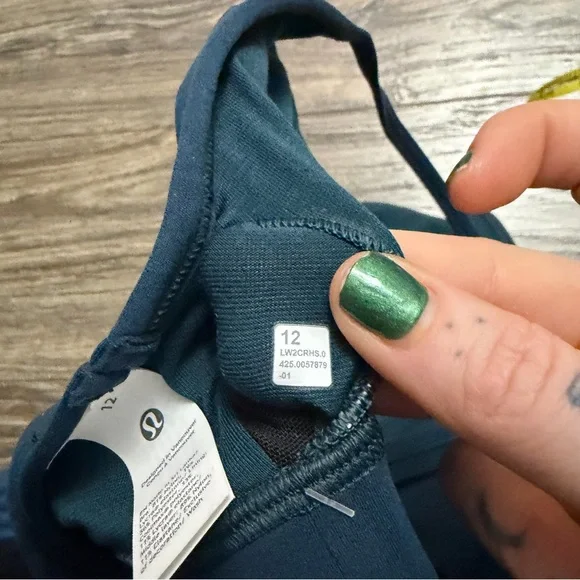 NWT Lululemon Flow Y Bra *Nulu A-C Cups (Indochine Blue) Size 12